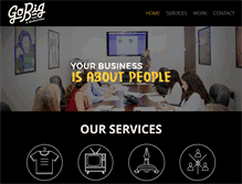 Tablet Screenshot of gobigmarketing.com